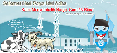 Promo Kurban Domain Idul Adha 1434 H (Selesai)