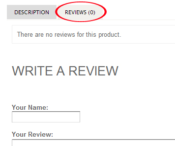cara menghilangkan review di opencart