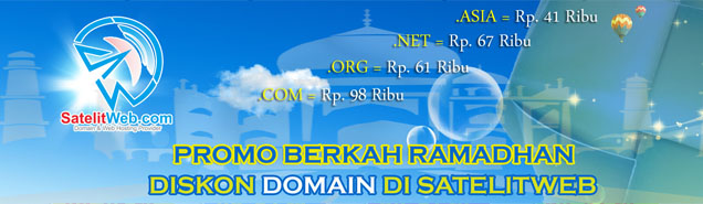 Promo Domain .COM Murah dan Web Hosting Ramadhan 2016 (Selesai!)