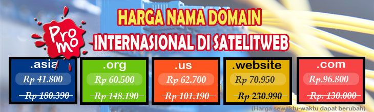 Promo nama domain murah .com mei 2015