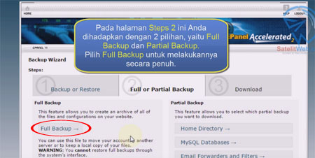 cara backup website wordpress di cpanel7