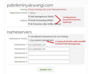 Cara membeli domain di satelitweb