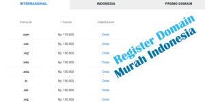 Register Nama Domain Murah Indonesia