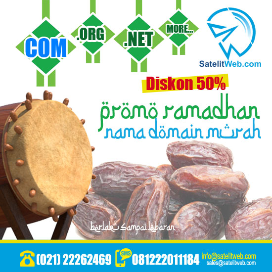 Promo Domain Murah 2018 Berkah Ramadhan (Selesai!)