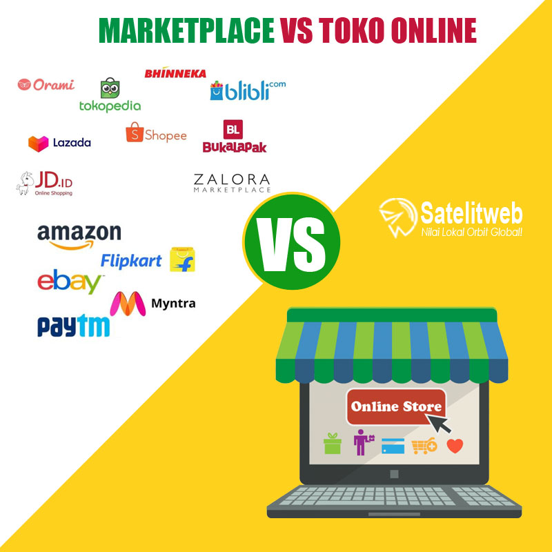 marketplace vs toko online sendiri