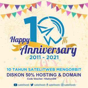 ulang tahun ke 10 Satelitweb