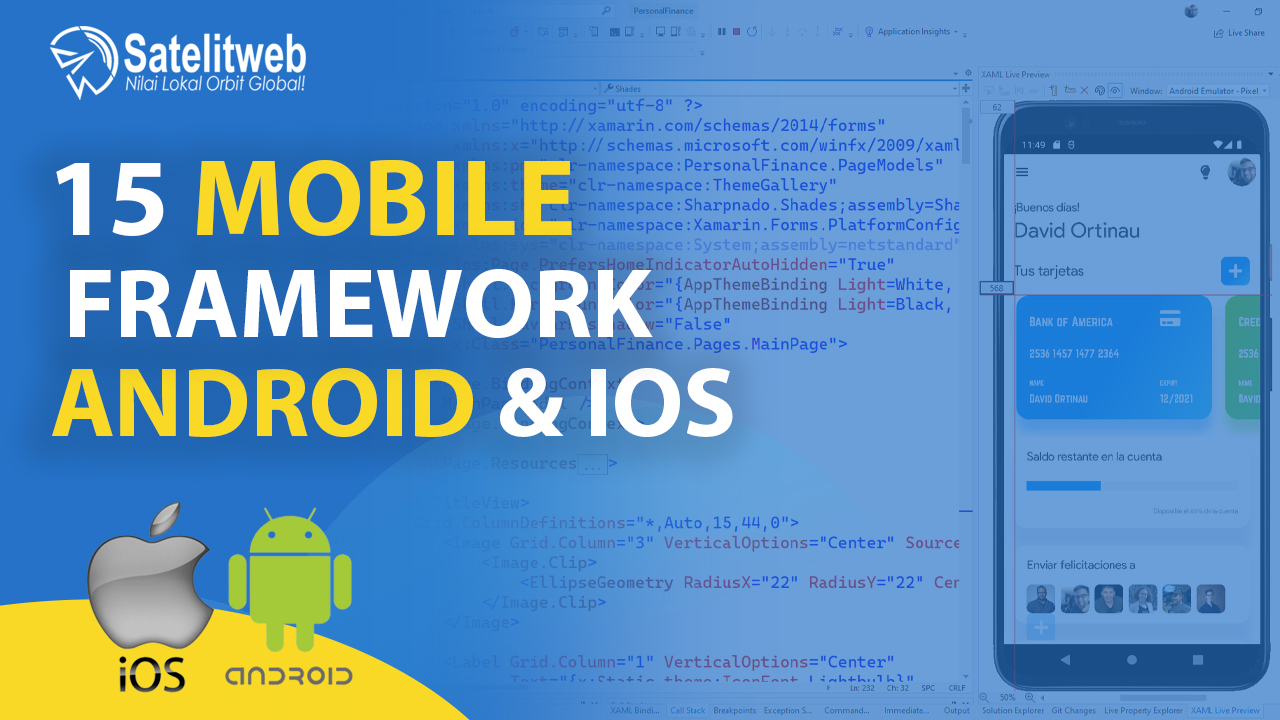 15 mobile framework terbaik untuk android dan ios