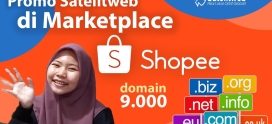 Satelitweb Promo di Shopee, Nama Domain Murah