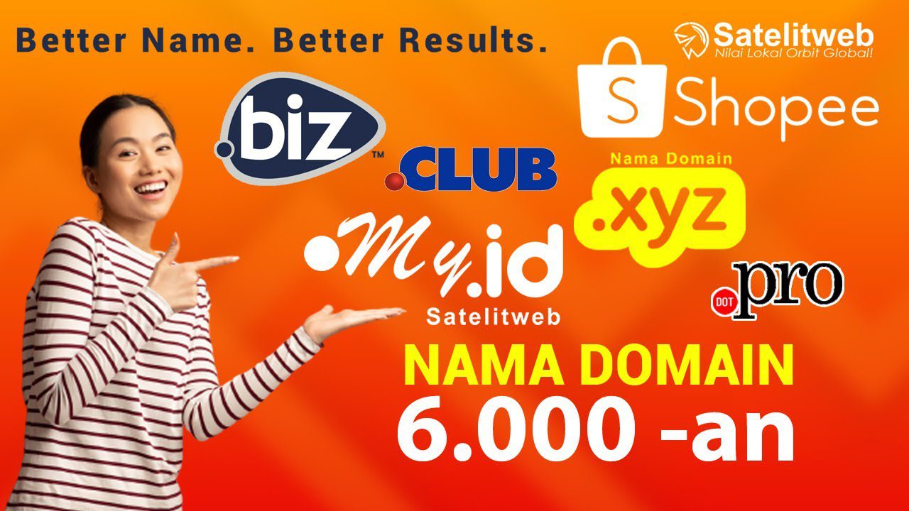 Web Hosting dan Domain Murah di Shopee Satelitweb