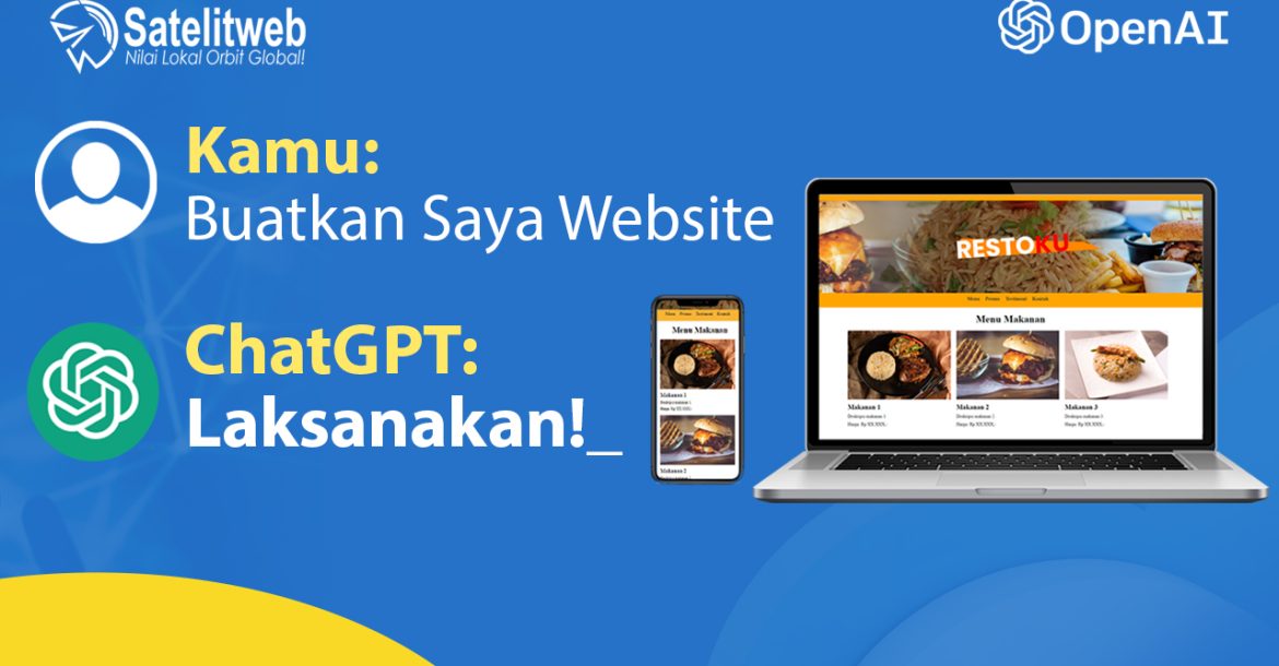 membuat website dengan chatgpt