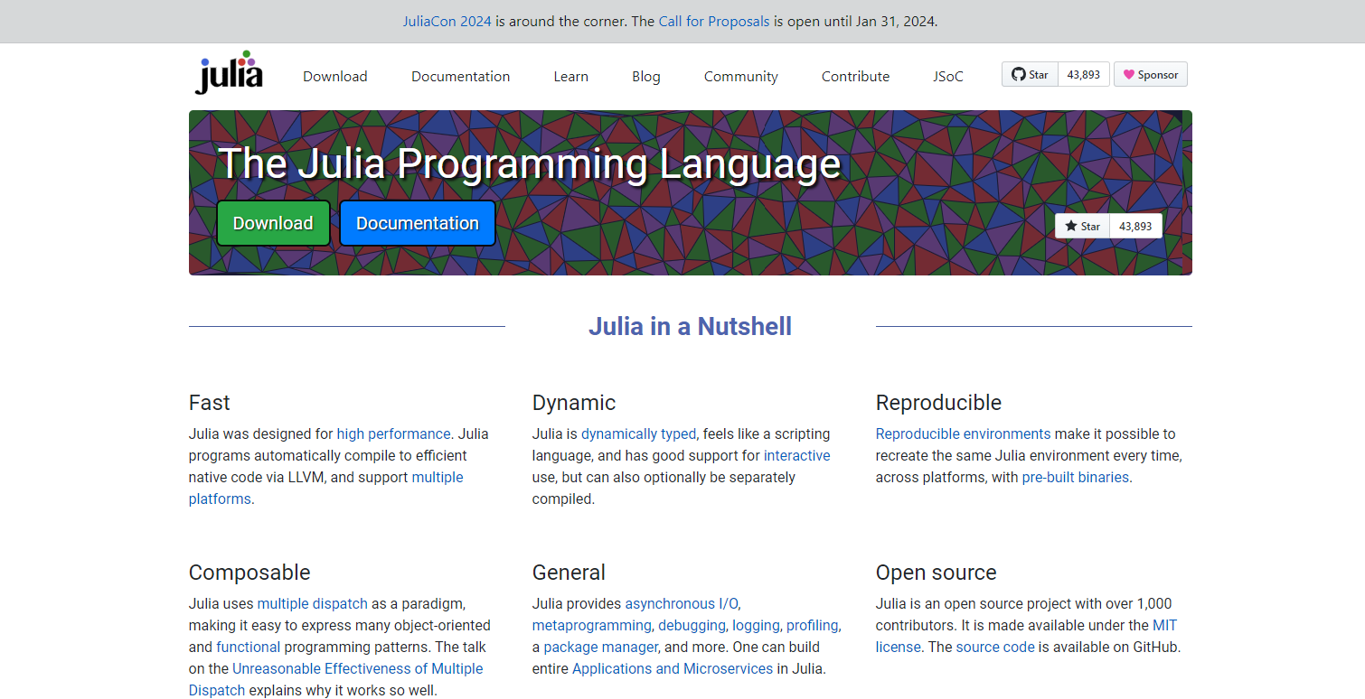 Bahasa pemrograman Julia AI