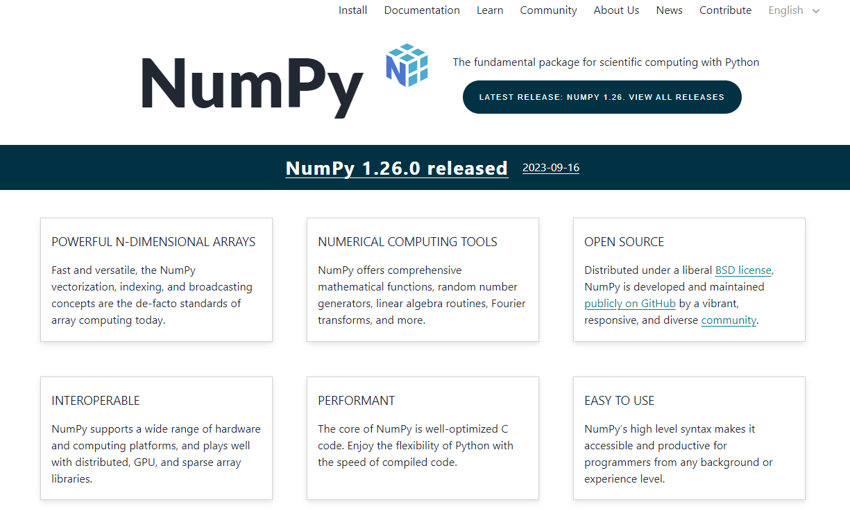 numpy