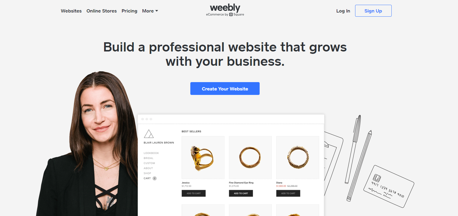 Website builder weebly